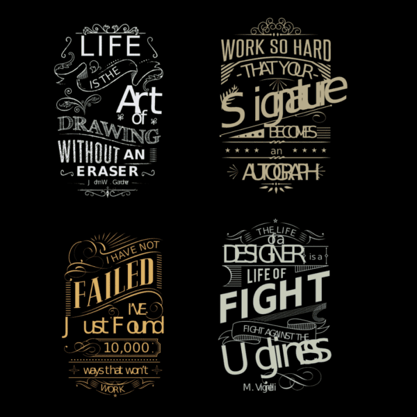6 Typography Poster and Badges - Image 2