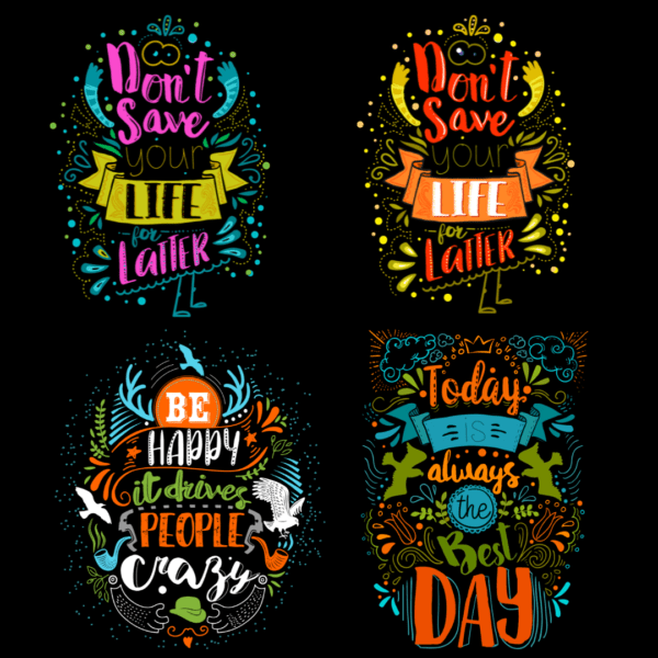 9 Quotes T-Shirt Design - Image 2