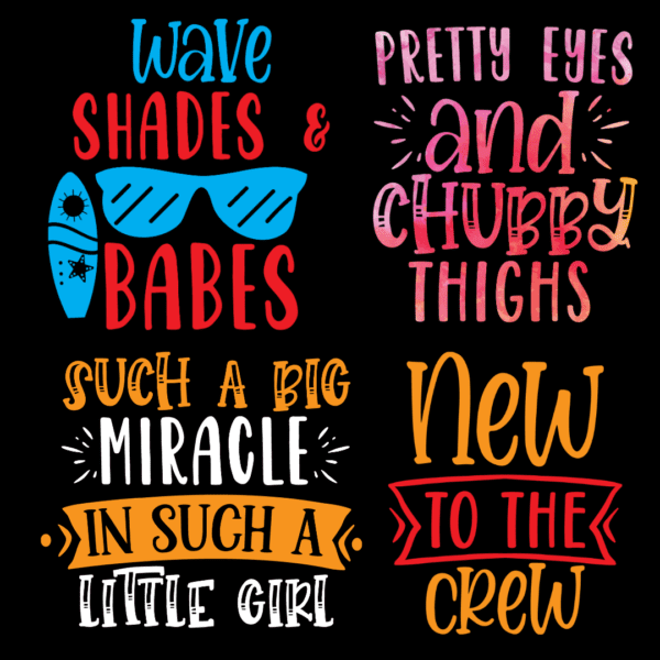 11 Babies Design T-Shirt Design - Image 2