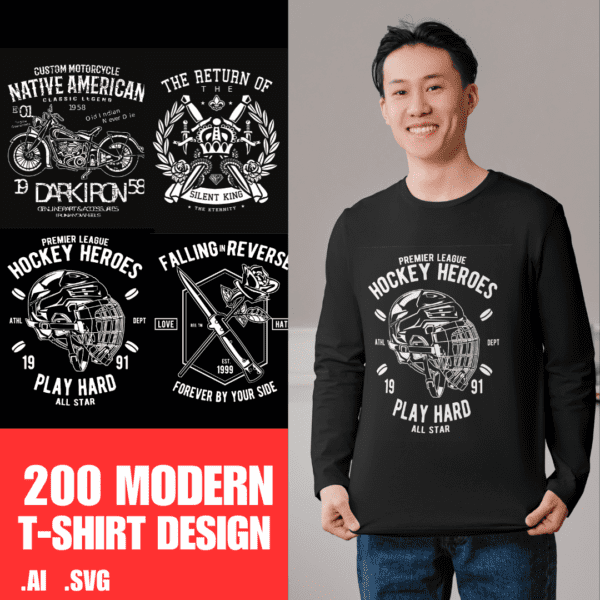 200 Modern T-shirt Design